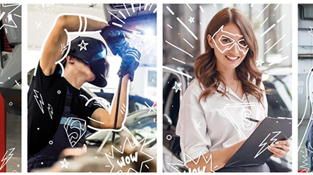 Bild Superhelden bei der Arbeit