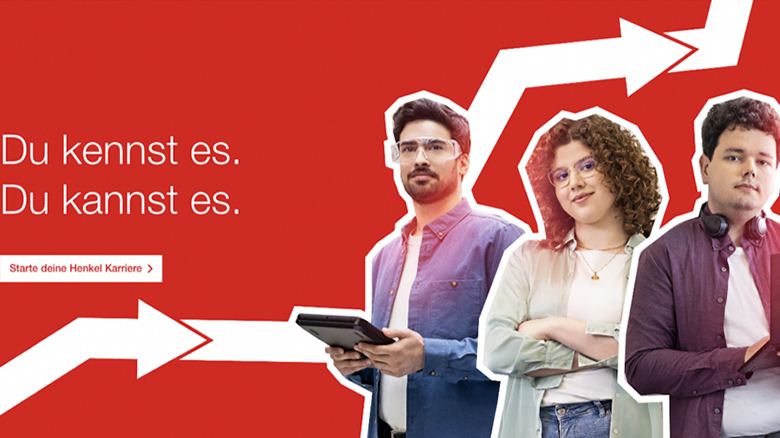 Grafik 3 Personen, Spruch: Du kannst es.