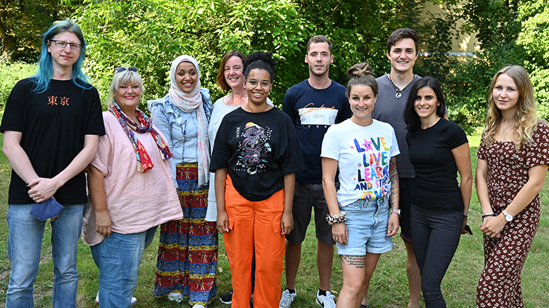 Gruppenbild im Grünen