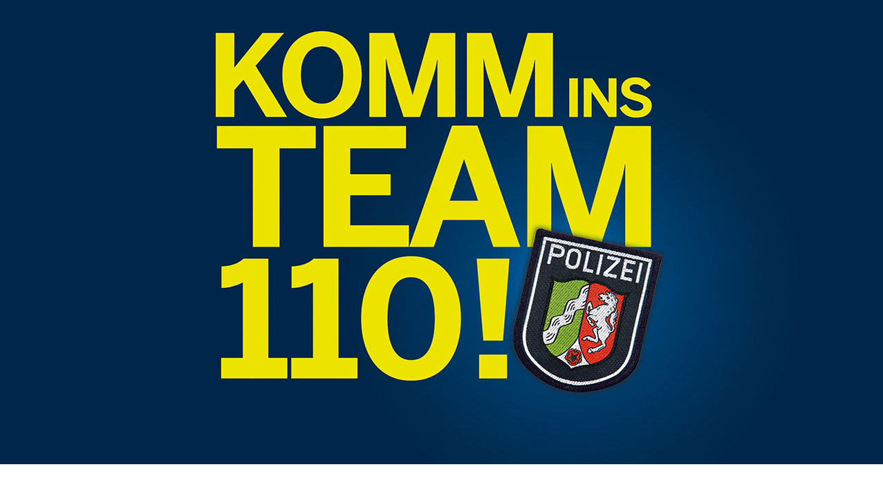 Komm ins Team 110!