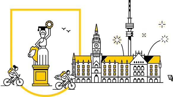 Grafiksymbole der Stadt München
