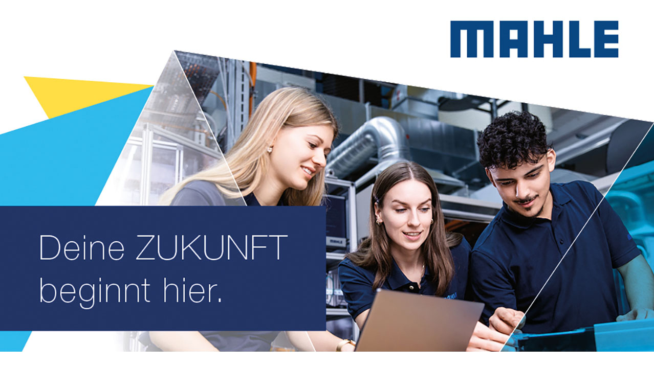 Werbekampagne: 3 junge Personen, "Deine Zukunft beginnt hier."