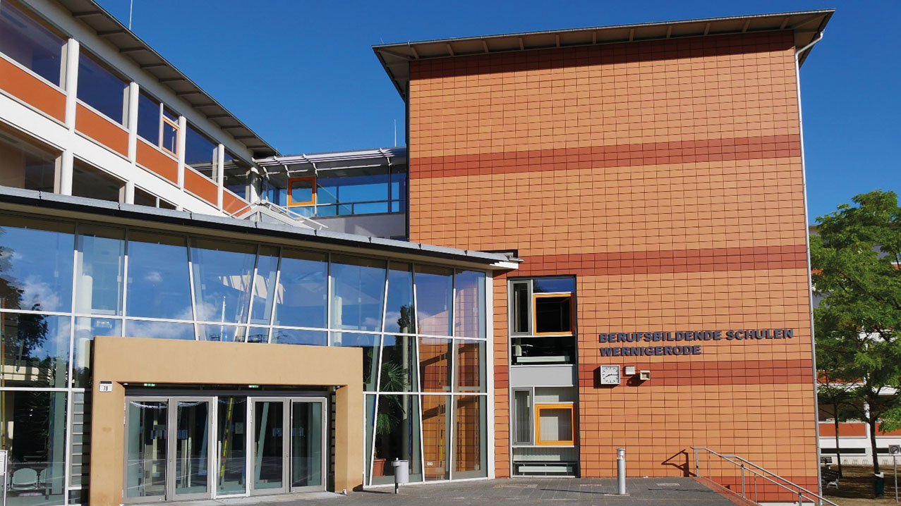 Eingangstür der Berufsbildende Schulen Wernigerode