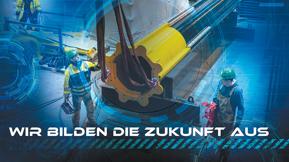 Azubikampagne mit der Aufschrift: Wir bilden die Zukunft aus