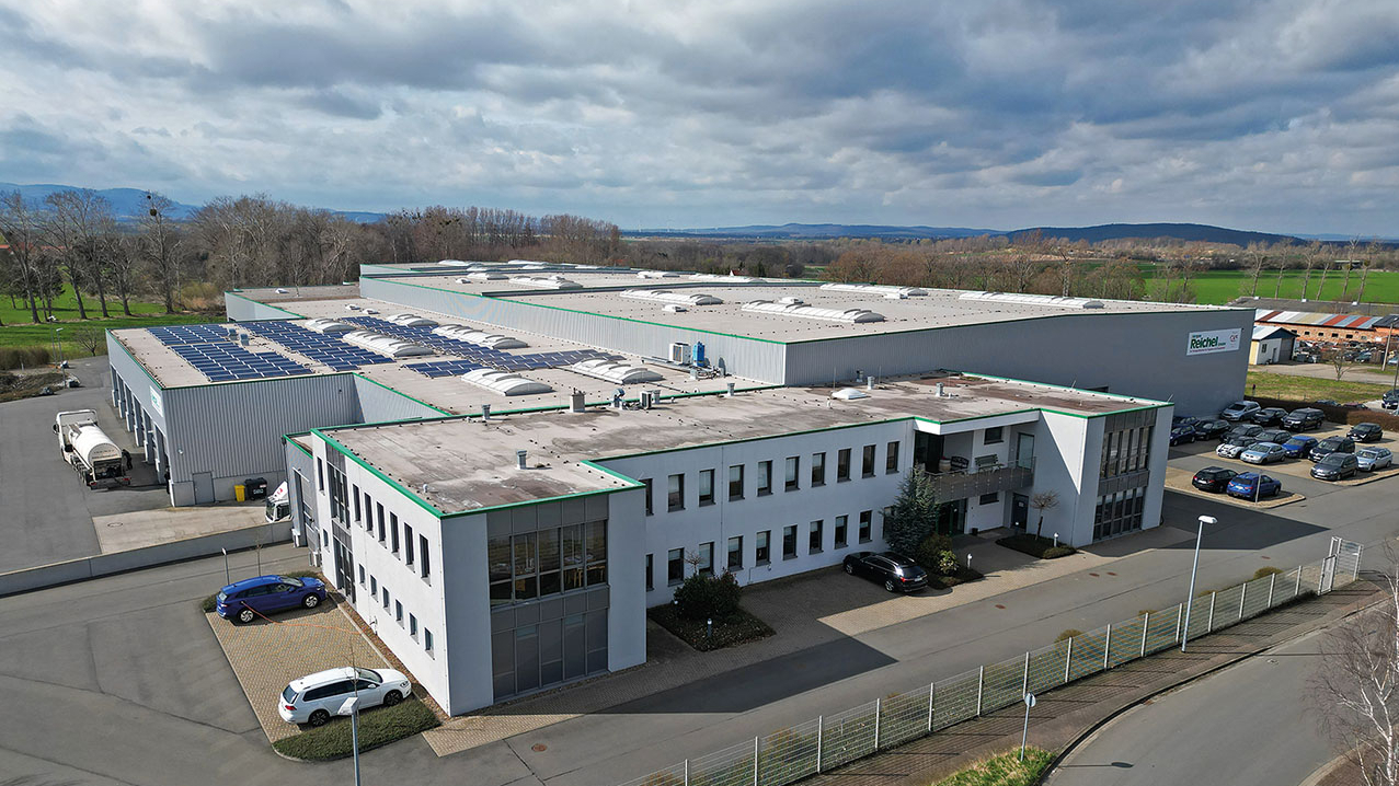 Gebäudeansicht von oben