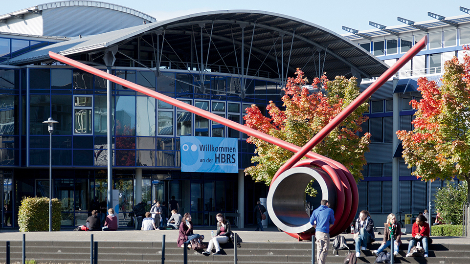 Außenansicht Gebäude Hochschule Bonn-Rhein-Sieg