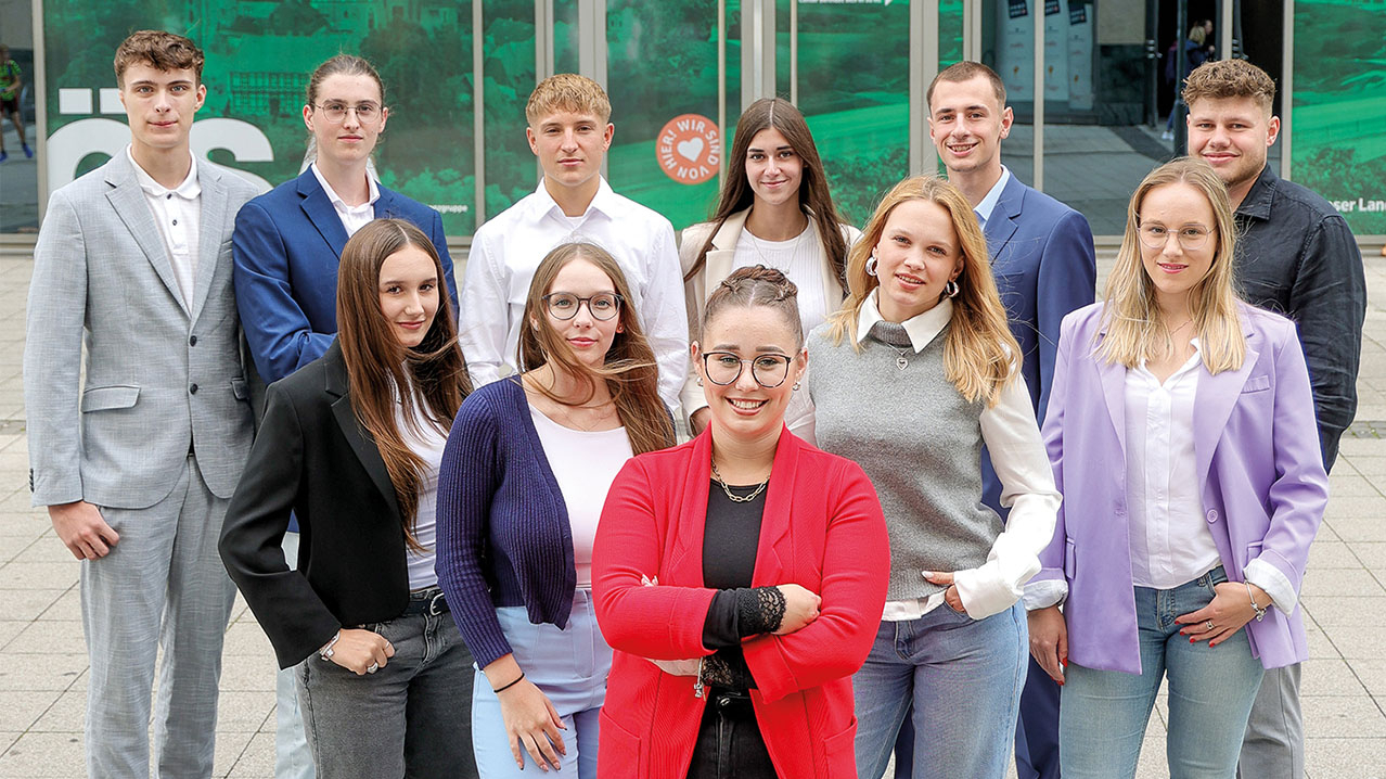 Gruppenfoto der neuen Azubis