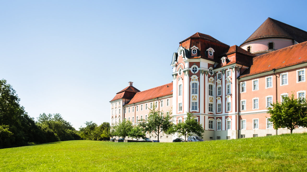 Kloster von hinten