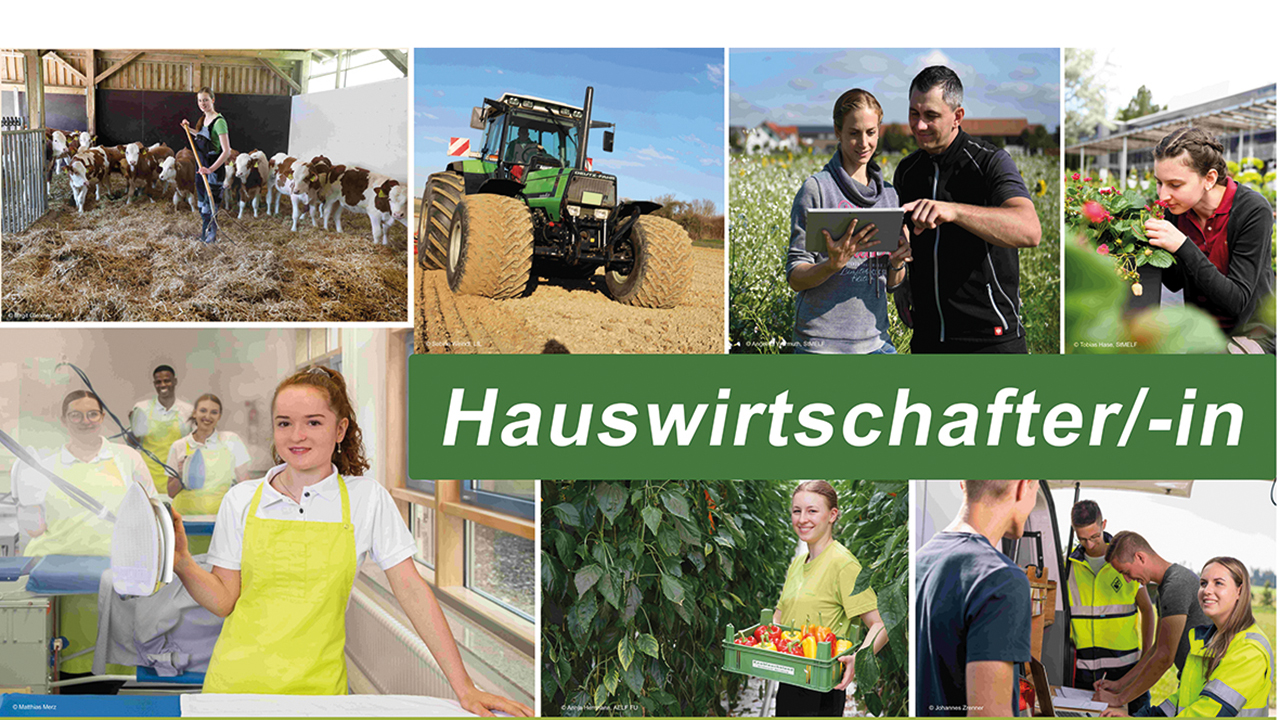 Szenen aus der Arbeitswelt des Amtes für Ernährung, Landwirtschaft und Forsten Fürth-Uffenheim