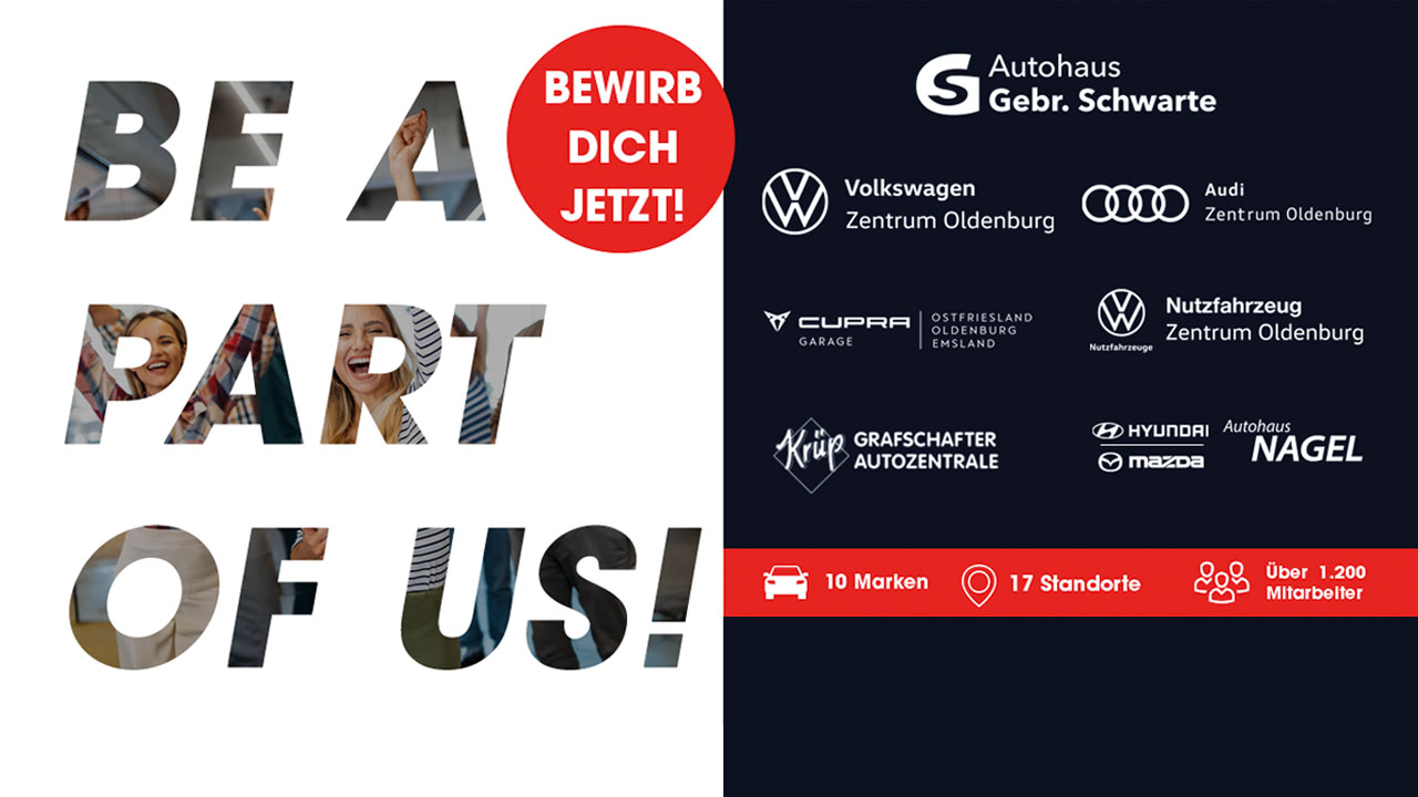 Slowagen: Be a part of us! mit vielen Automarken
