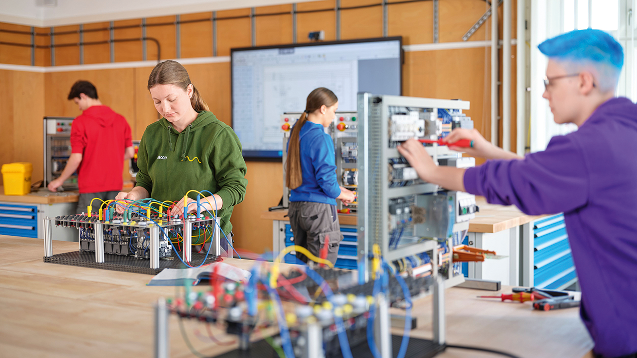 Szene aus der Azubi-Werkstatt