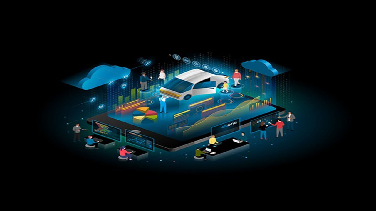 Illustration Auto der Zukunft