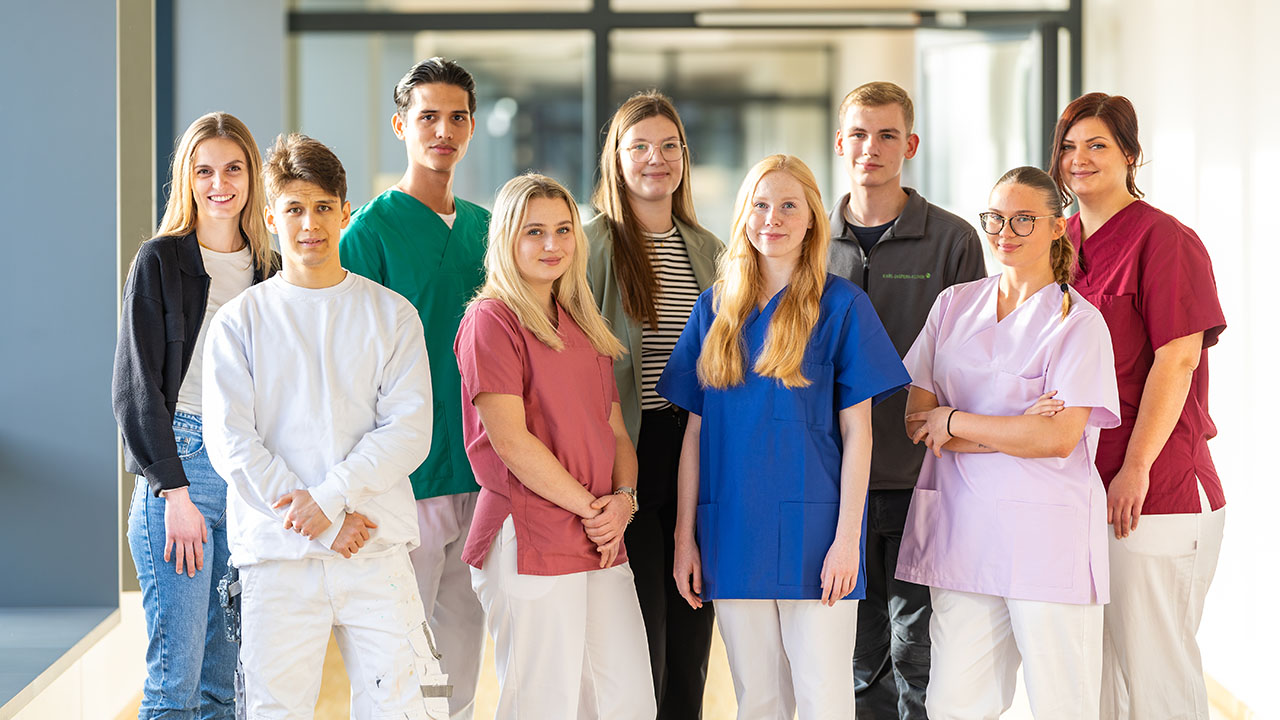 Azubis der Karl-Jaspers-Klinik