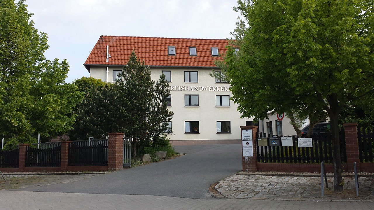 Das Gebäude der Kreishandwerkerschaft Teltow-Fläming