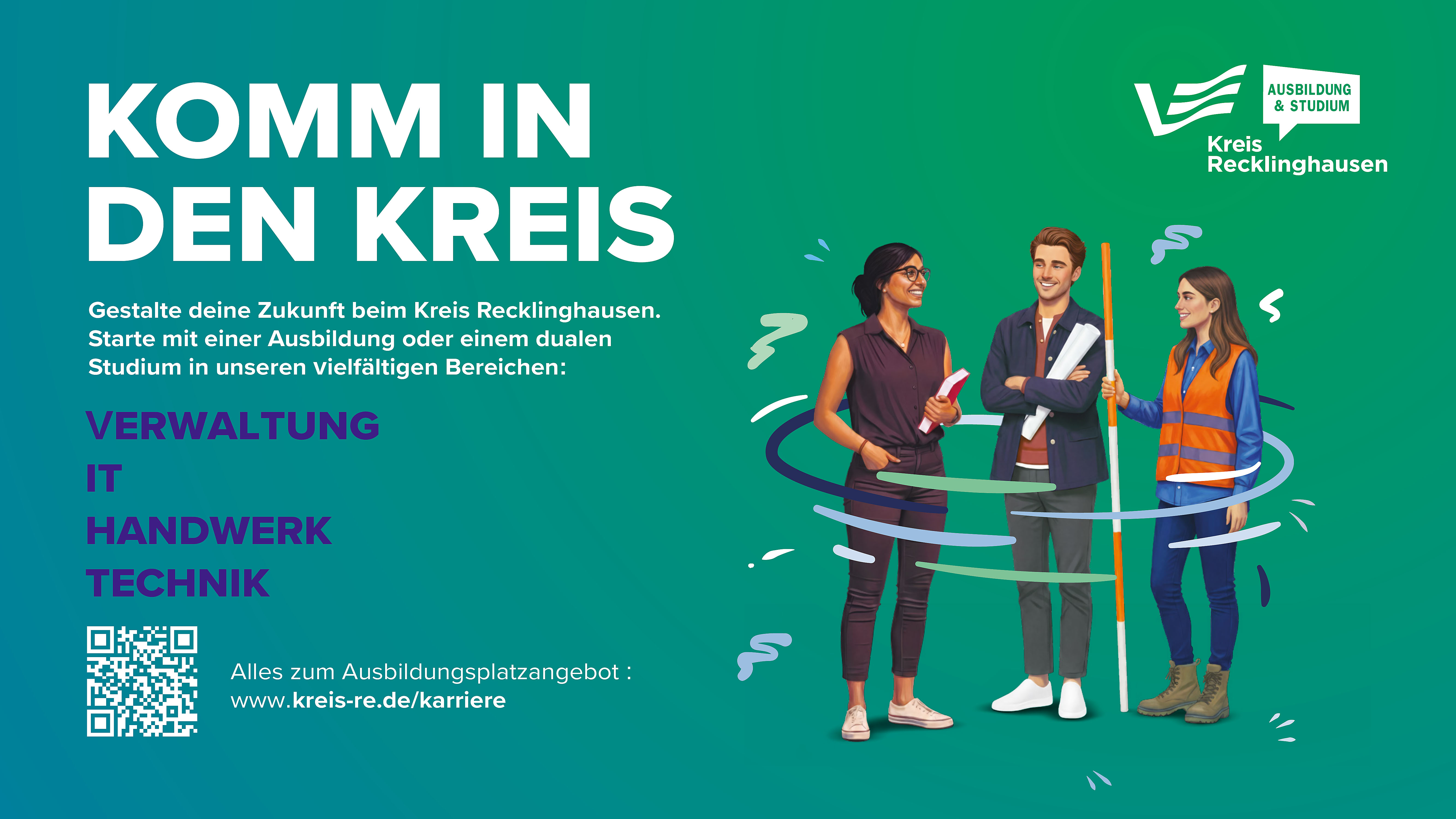 Darstellung verschiedener Berufe