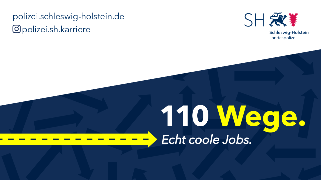 Werbekampagne 110 Wege. Echt coole Jobs.