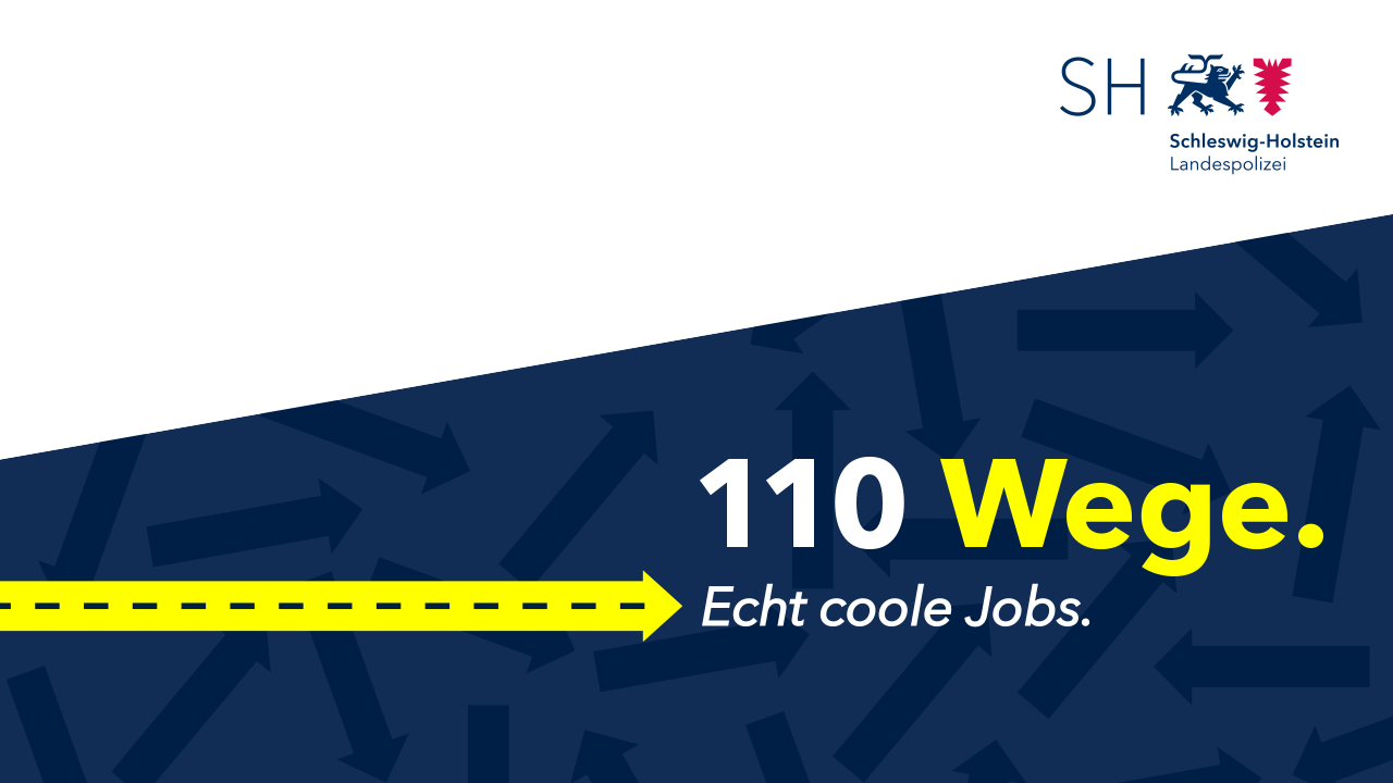 Werbekampagne 110 Wege. Echt coole Jobs.
