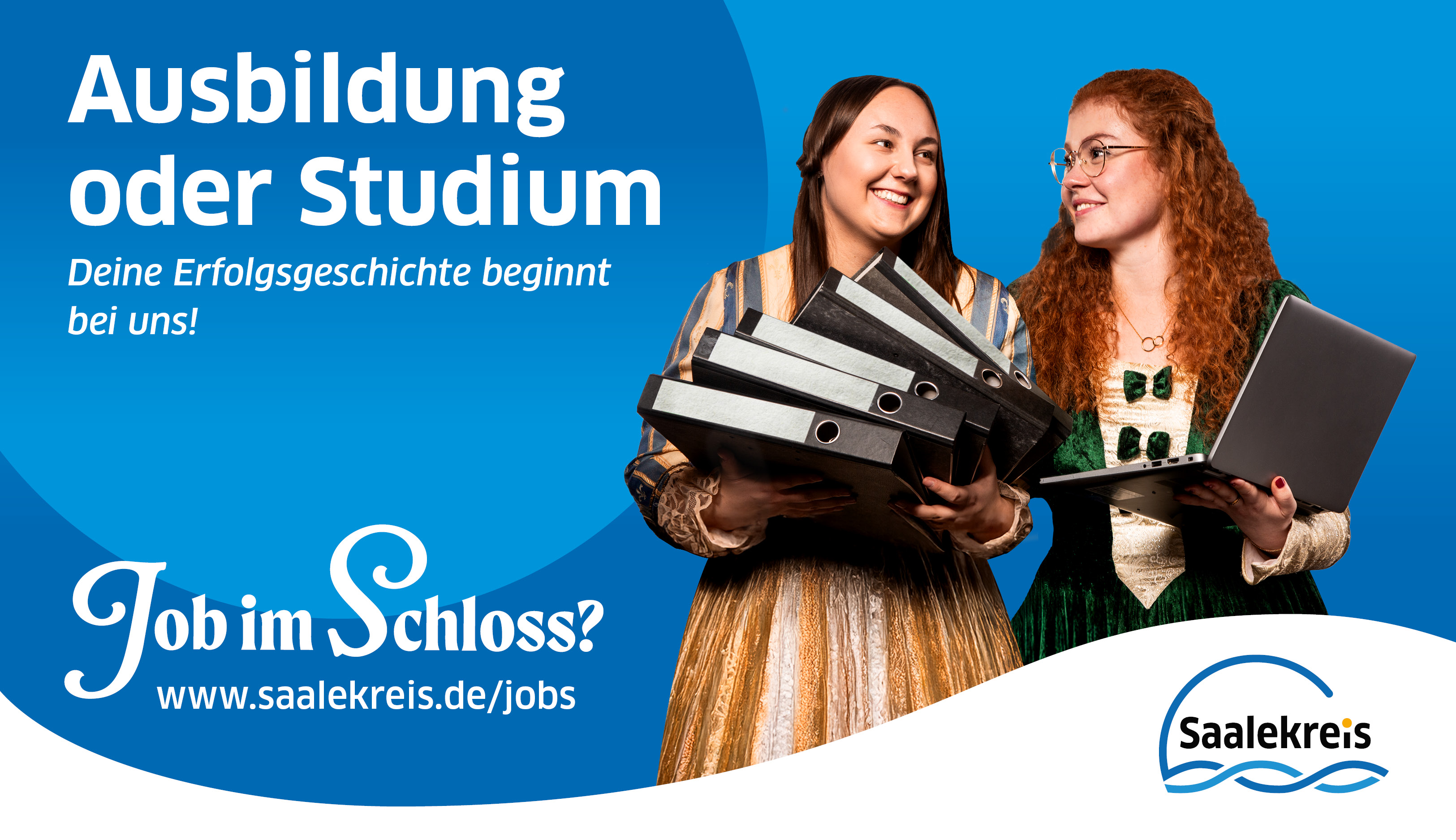 Kampagnenbild "Ausbildung oder Studium" Deine Erfolgsgeschichte beginnt bei uns.