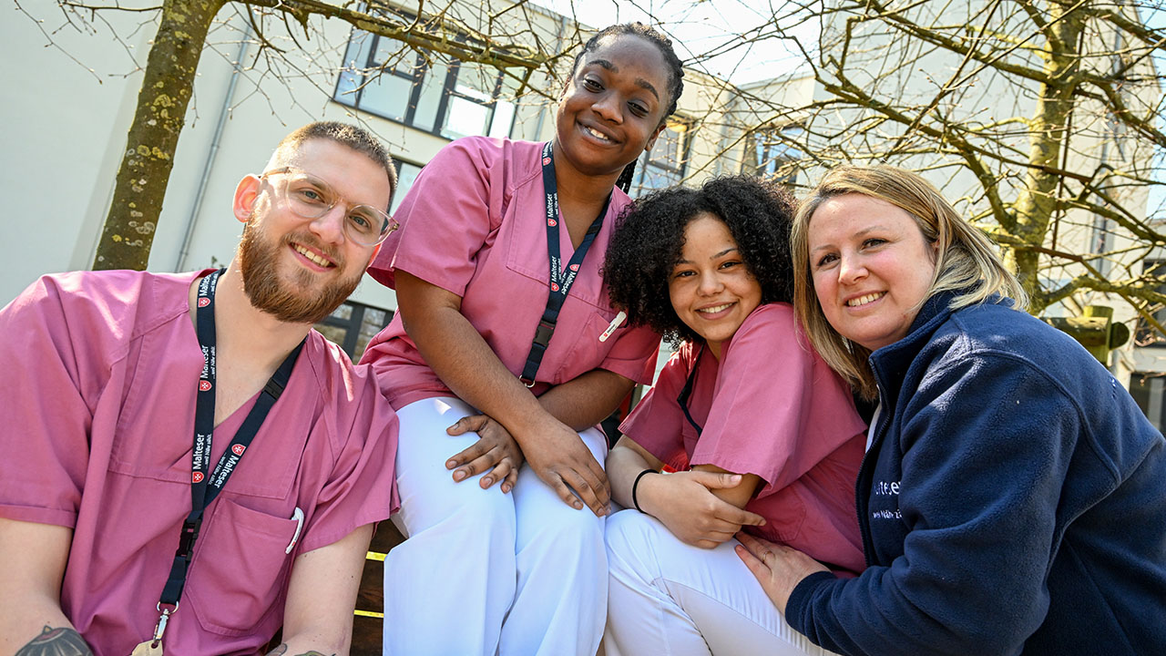 Gruppenbild Azubis Malteser
