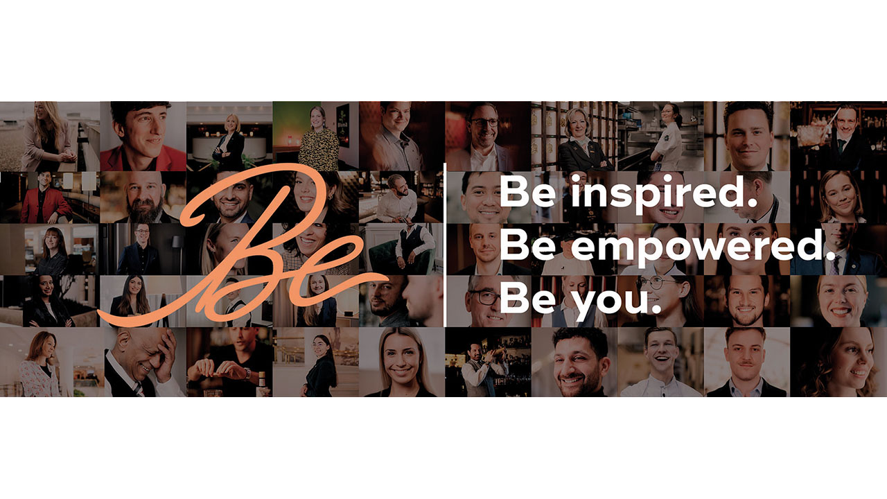 Ausbildungskampagne Marriott International, Bildaufschrift: Be inspired. Be empowered. Be you.