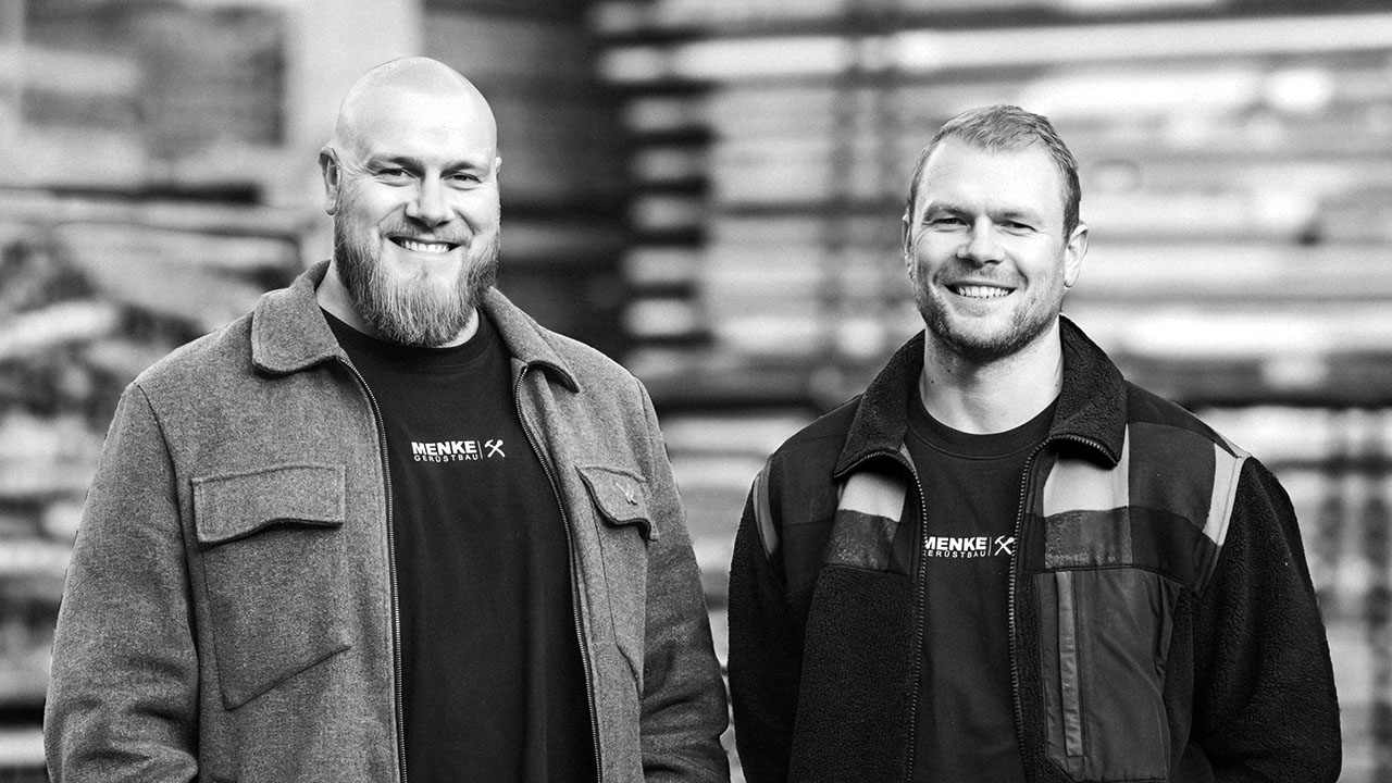 Die Geschäftsführer der Menke Gerüst Montage GmbH