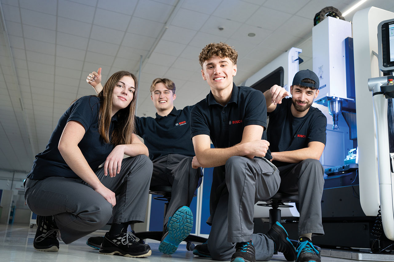 Gruppenbild von 4 Personen