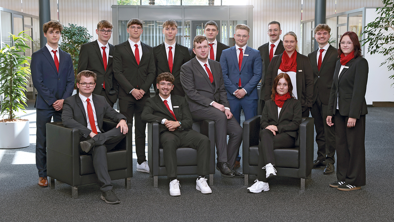 Gruppenbild Azubis Saalesparkasse Halle 