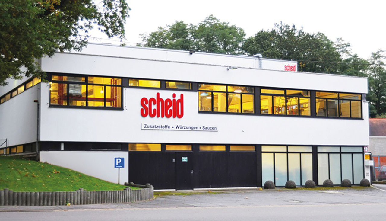 Gebäudeansicht der Firma Scheid
