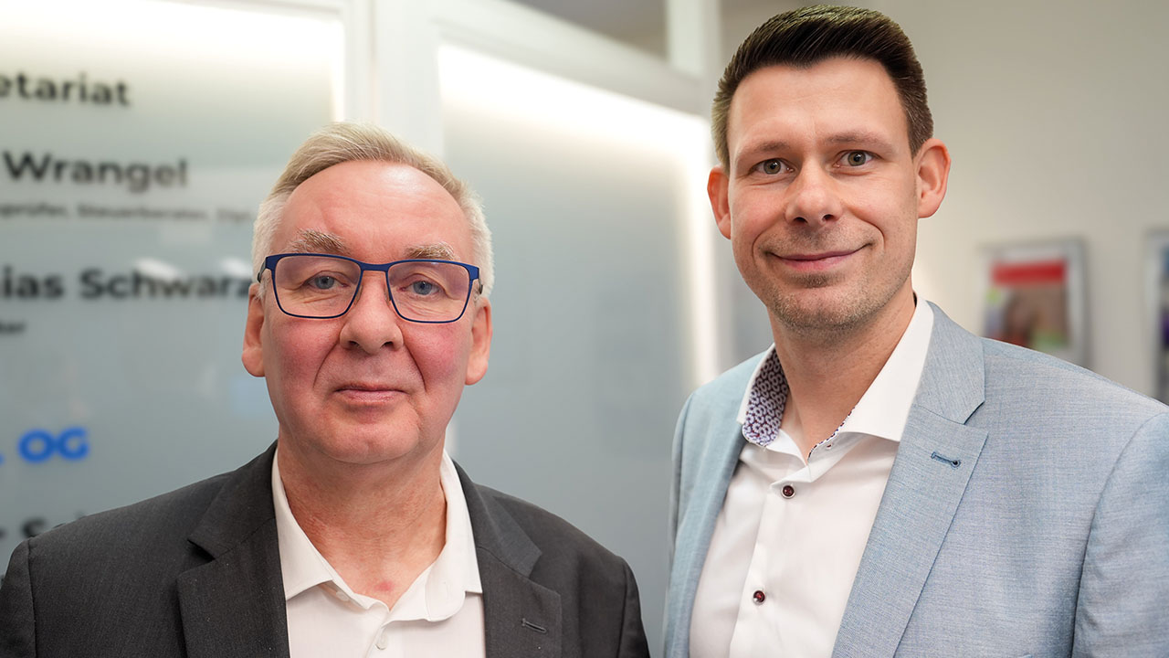 Kanzleileitung: Jens Wrangel, WP, StB und Mathias Schwarzer StB
