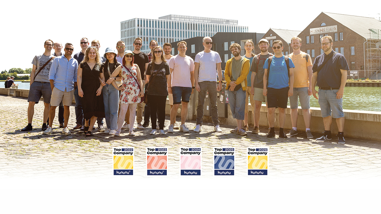 Gruppenbild im Außenbereich