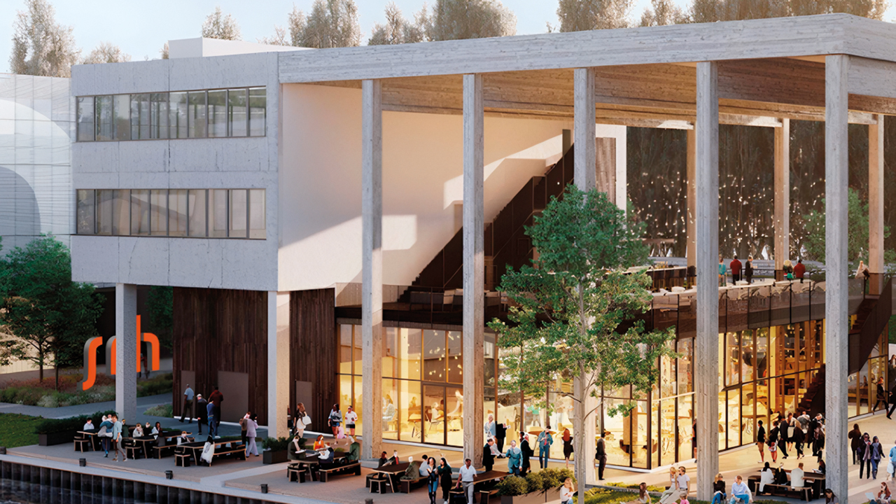 Ansicht des Uni Gebäudes