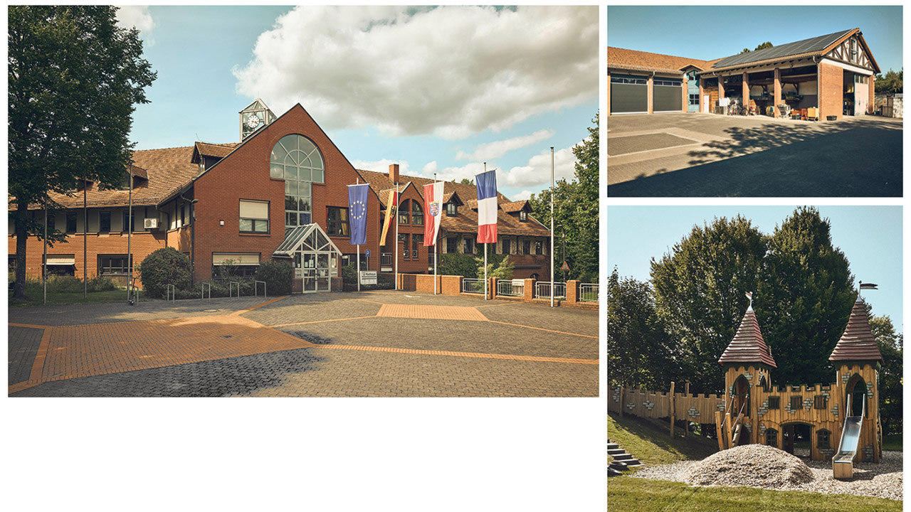 Collage aus drei Bildern der Stadtverwaltung Linden.