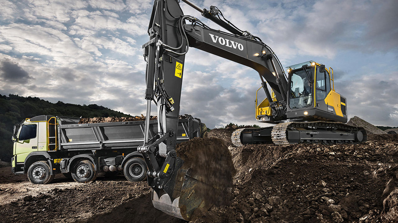 Baustelle der Swecon Baumaschinen GmbH 