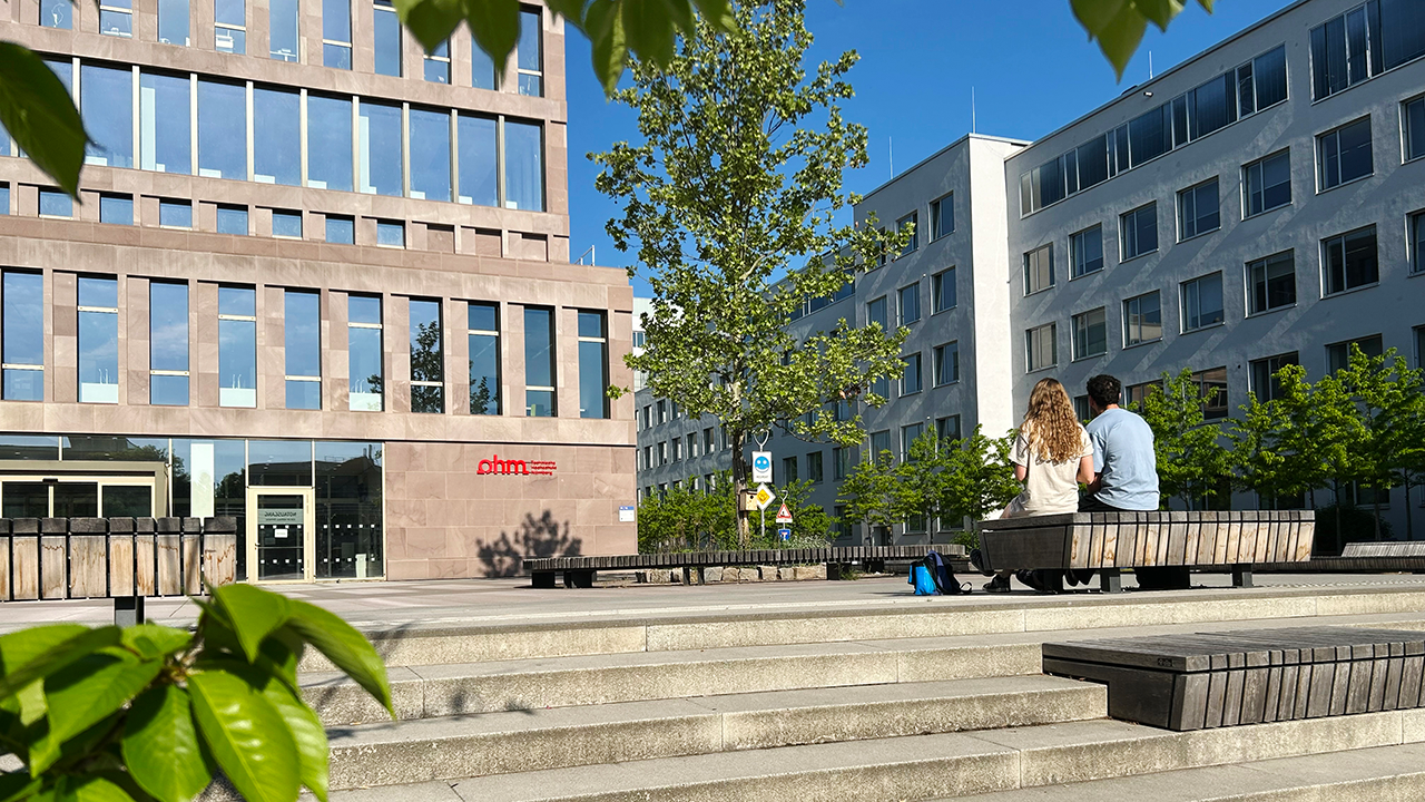 Außenansicht Unigebäude Technische Hochschule Nürnberg Ohm