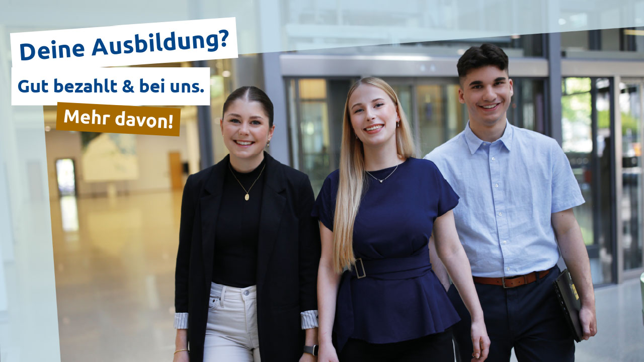 Gruppenbild von drei Personen