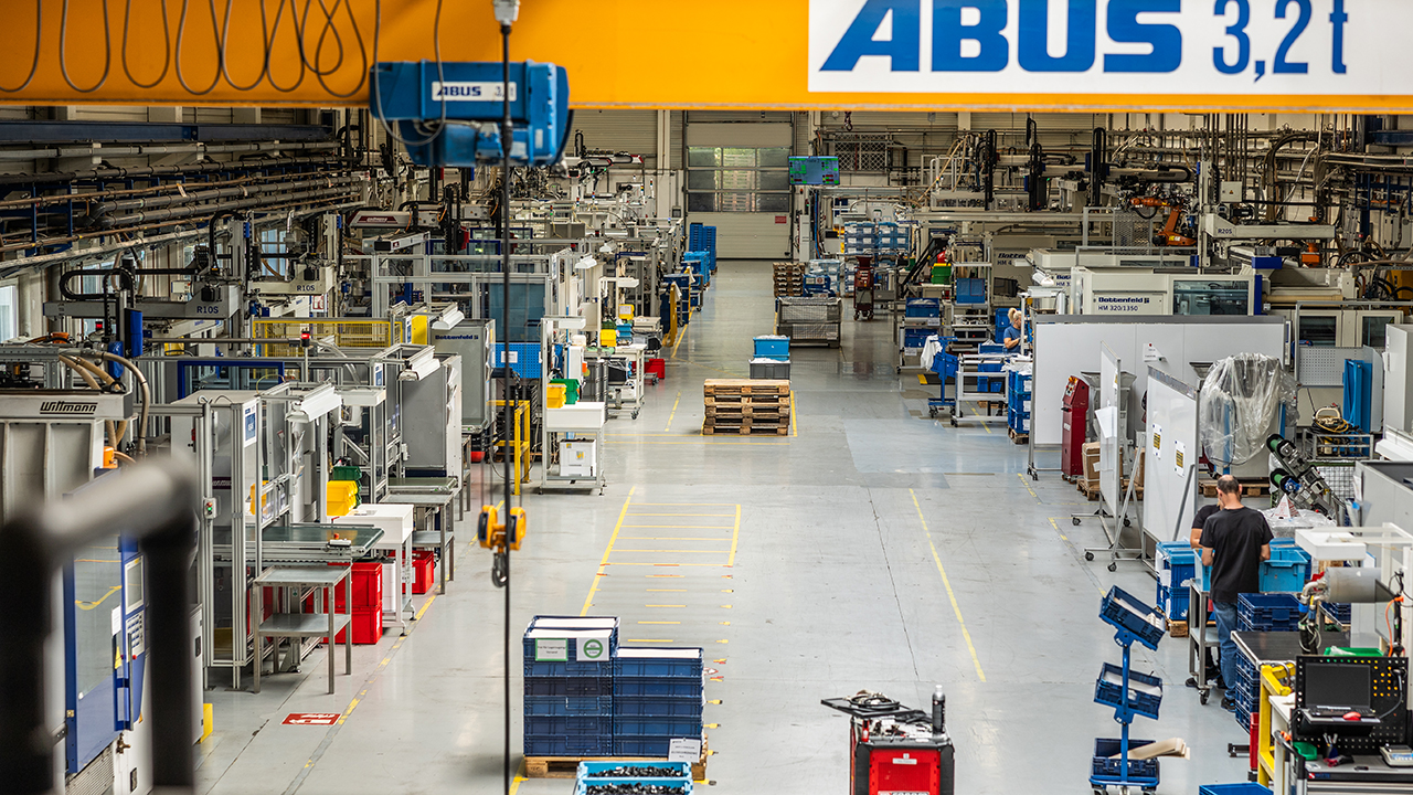 Produktion von oben fotografiert