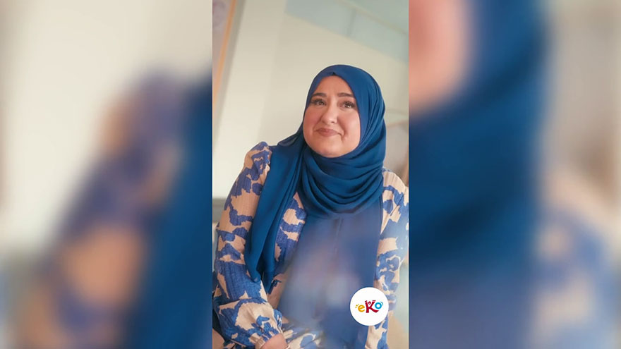 Erzieherin in einer Kita. Eigenbetrieb Kindertagesstätten Offenbach (EKO)