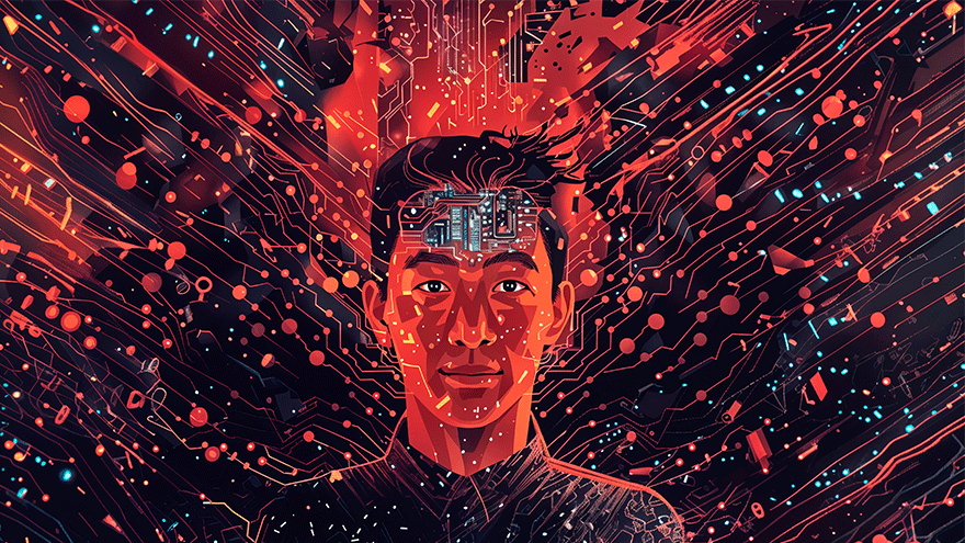 Was denkt eigentlich die KI? (KI-generiertes Symbolbild). Bild von Freepik.